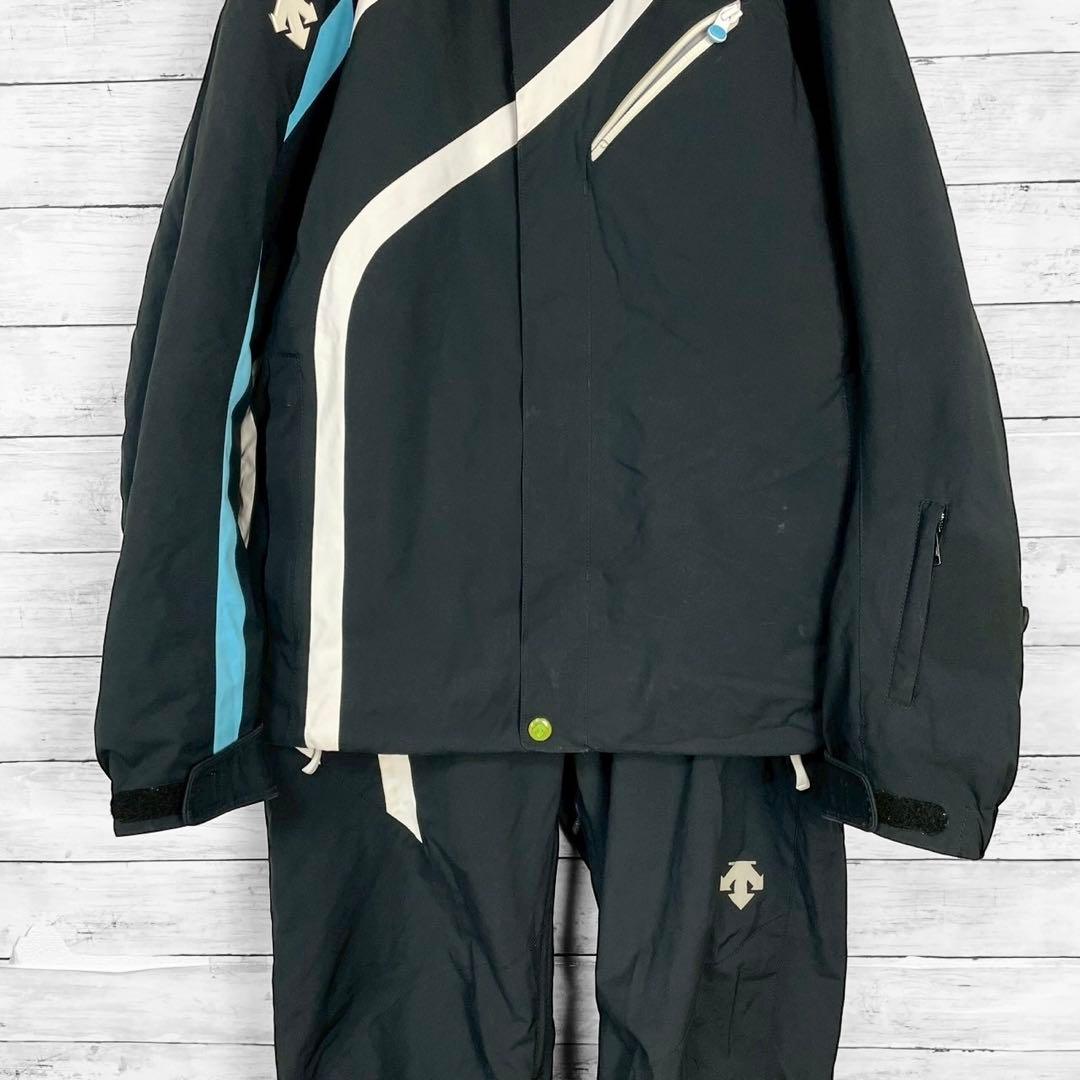 デサント スキーウェア セットアップ ブラック タイタンサーモ Lサイズ