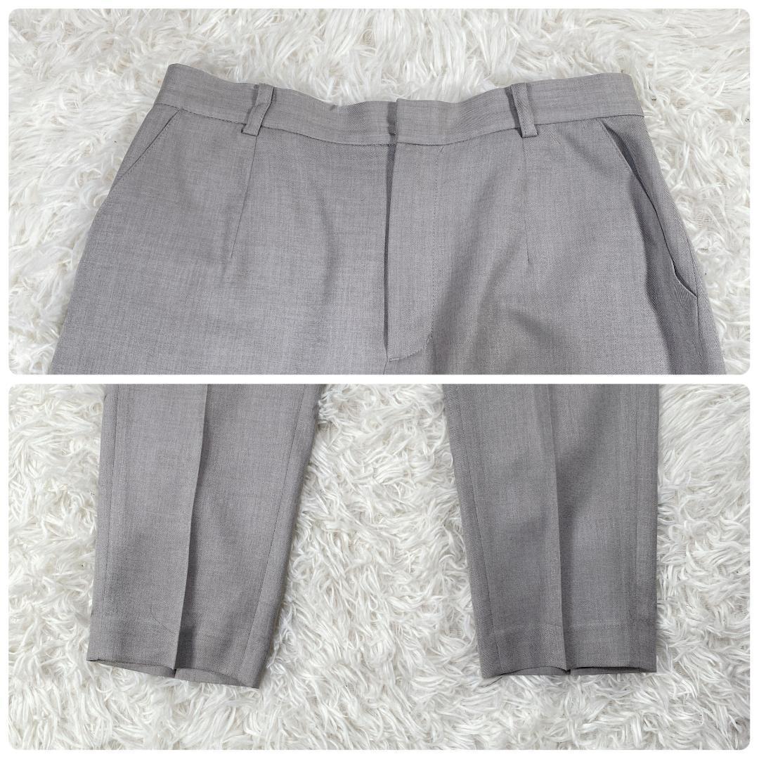 スーツセレクト ノーカラー スーツ レディース グレー