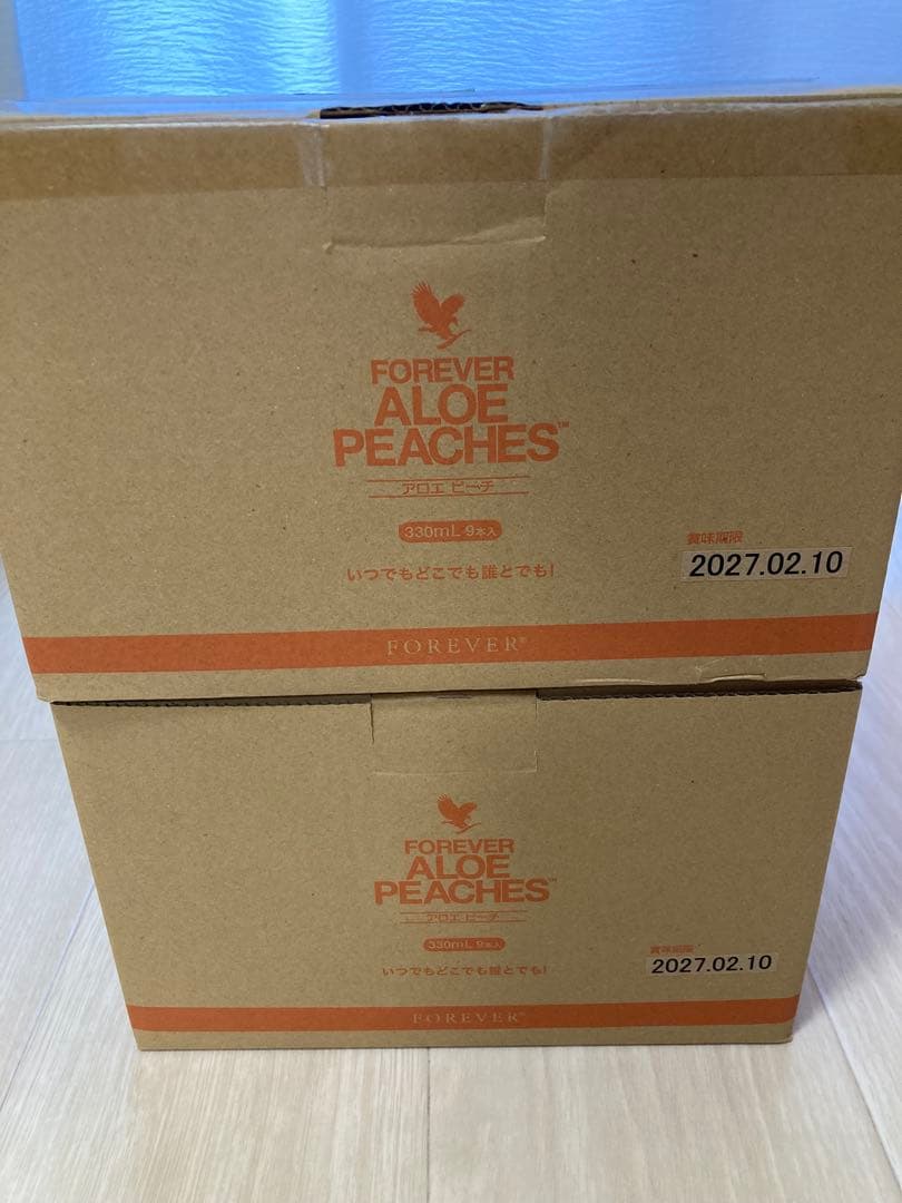 アロエピーチ　330ml×18本　フォーエバー