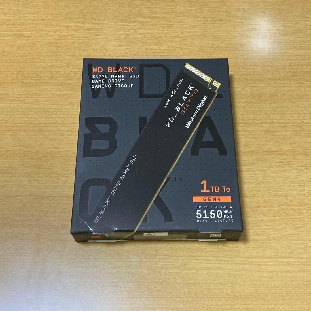 内蔵型SSD WD_BLACK SN770 1TB NVMe SSD
