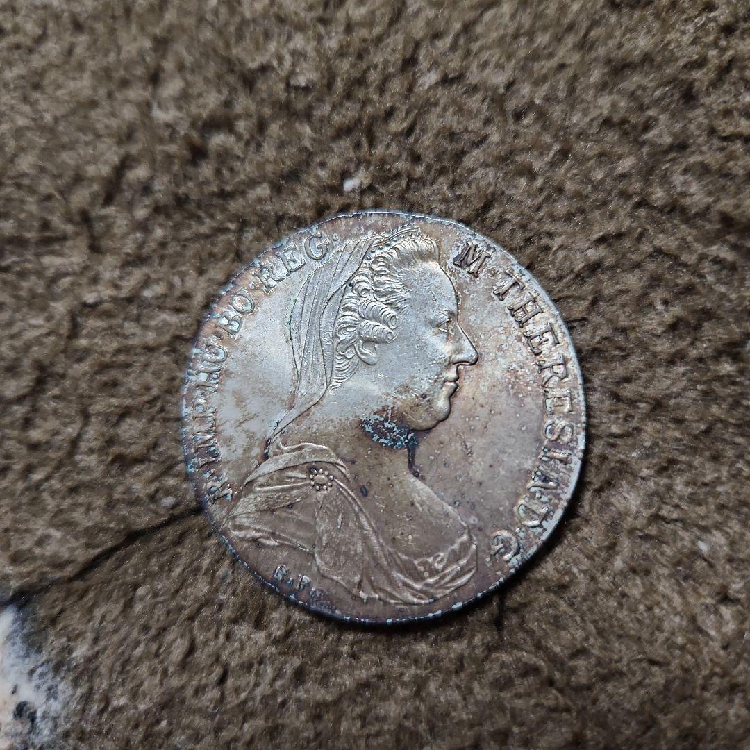 オーストリア　マリアテレジア　ターラー銀貨　アンティーク　自宅保管品