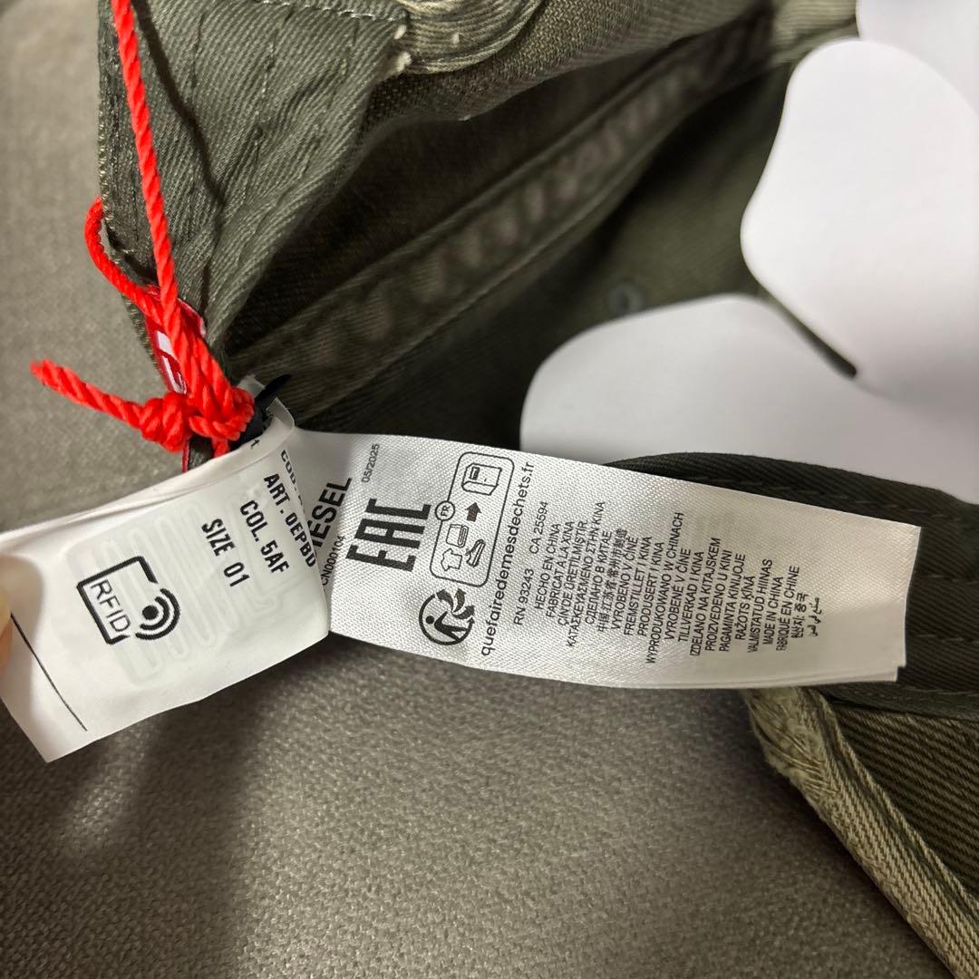 ディーゼル　DIESEL キャップ 帽子 カーキ