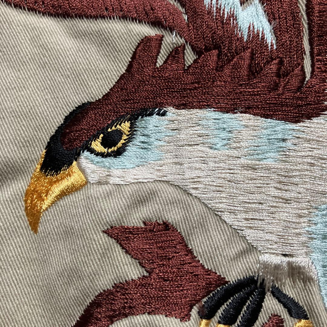 テーラー東洋　スカジャン　リバーシブル　別珍　襟付き　沖縄　和柄　龍　竜　鷲　鷹