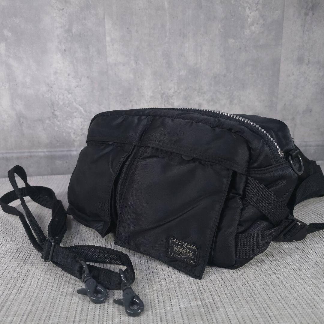 超美品　PORTER　2way　タンカー　ウエストバッグ　ボディバッグ
