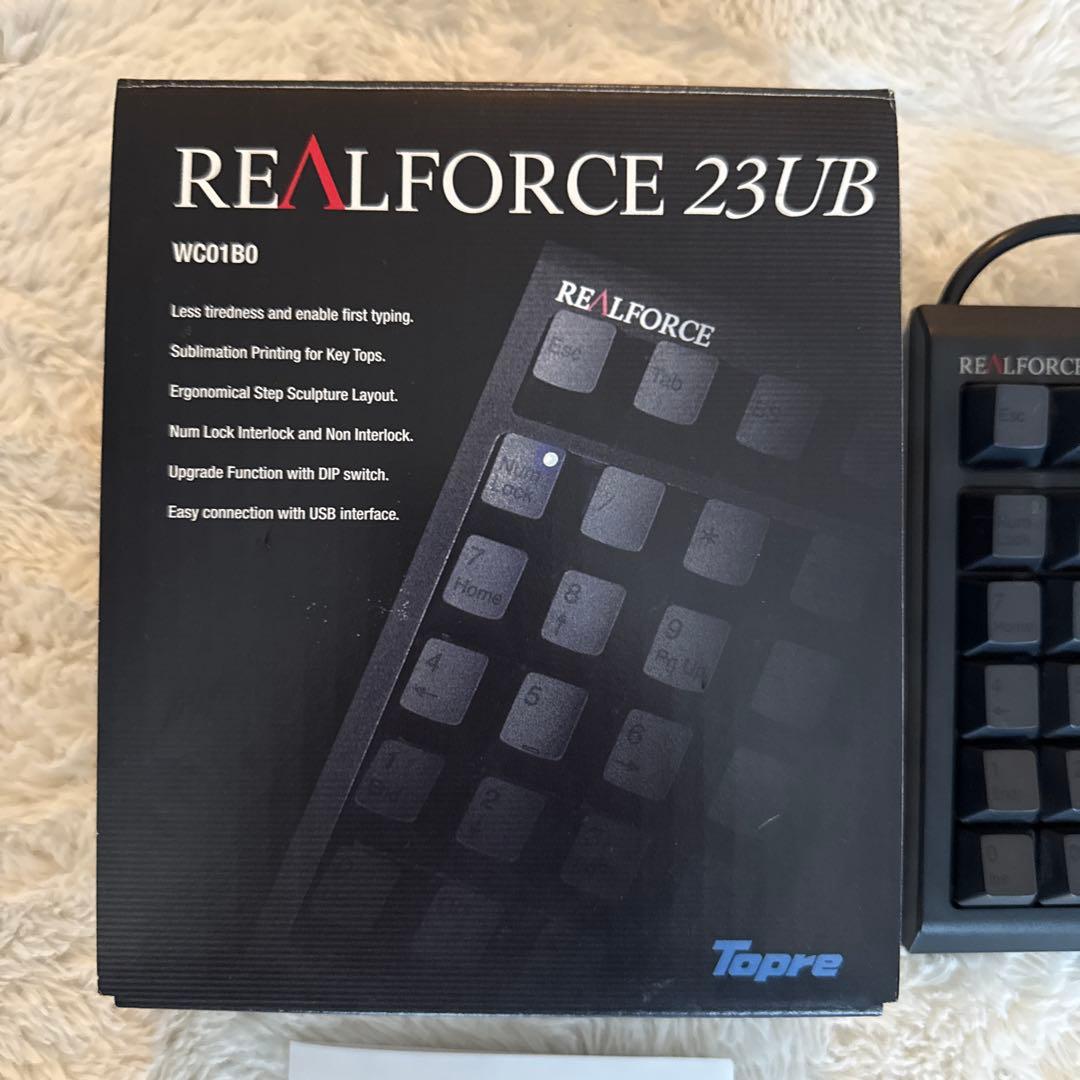 【ほぼ未使用】東プレ リアルフォース 23UB テンキー REALFORCE 黒