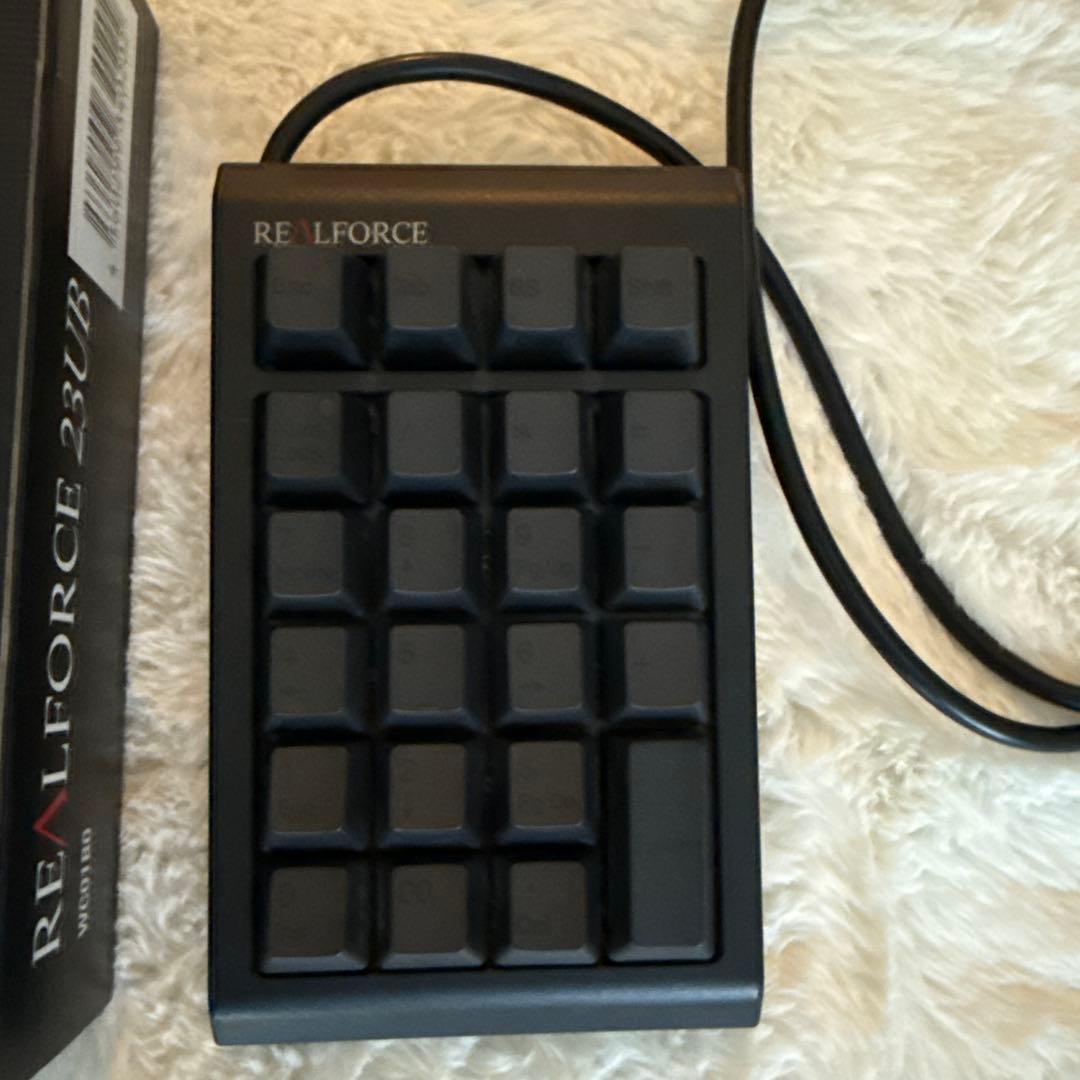 【ほぼ未使用】東プレ リアルフォース 23UB テンキー REALFORCE 黒