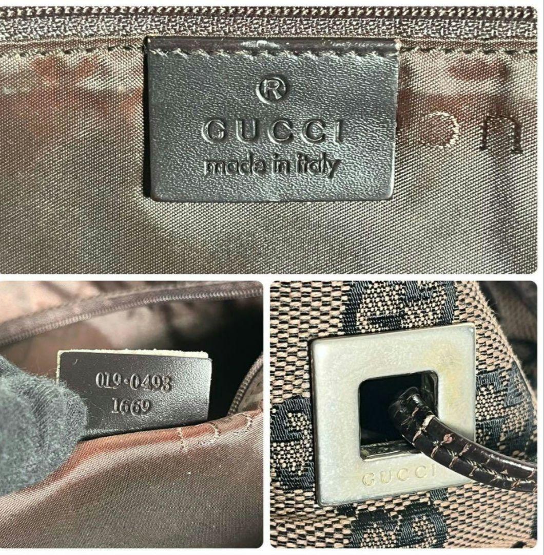 グッチ トートバッグ GG キャンバス ブラウン