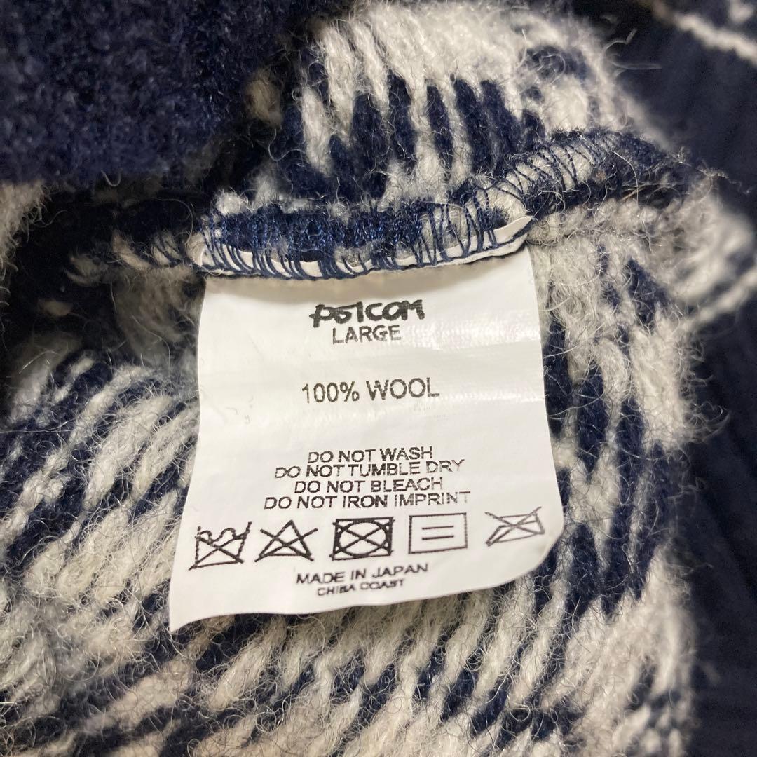 サイコム psicom 100%ウール セーター Lサイズ