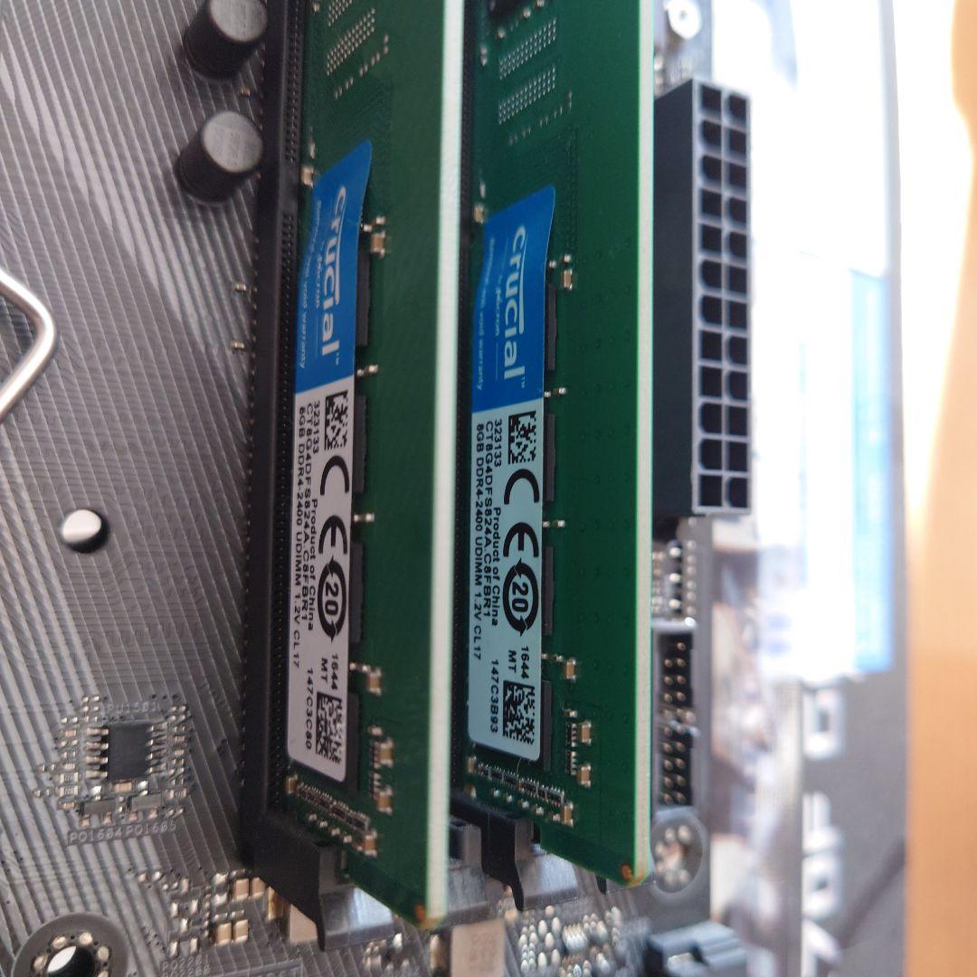 intel core i7-7700k マザーボード メモリ16GB セット