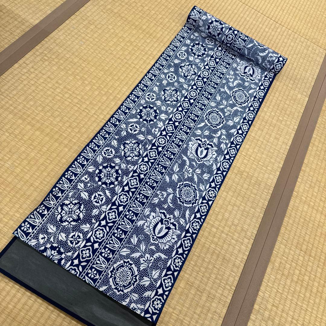 高級手芸　本染ゆかた反物　更紗