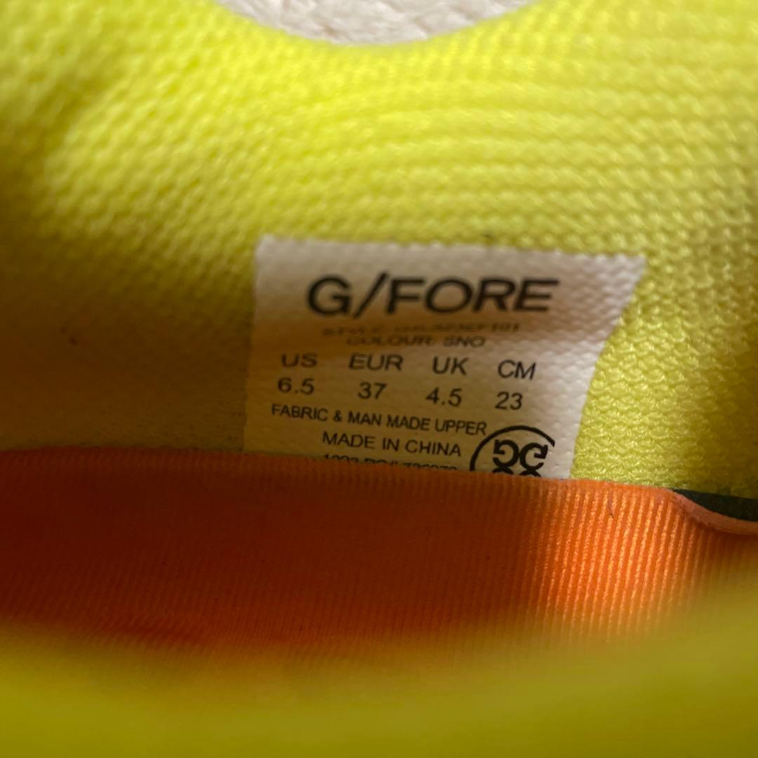 G/FORE イエロー ゴルフシューズ