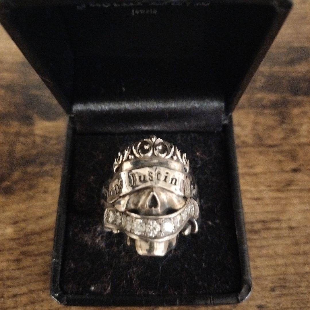 Justin Davis スカルリング 箱付き　BLEESING　プロフ