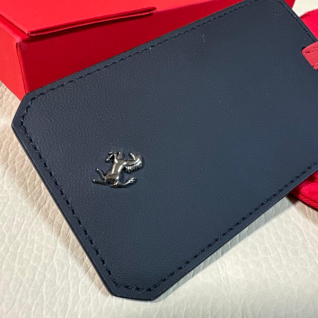 フェラーリ オフィシャル 高品質 ネームタグ カードケース Ferrari