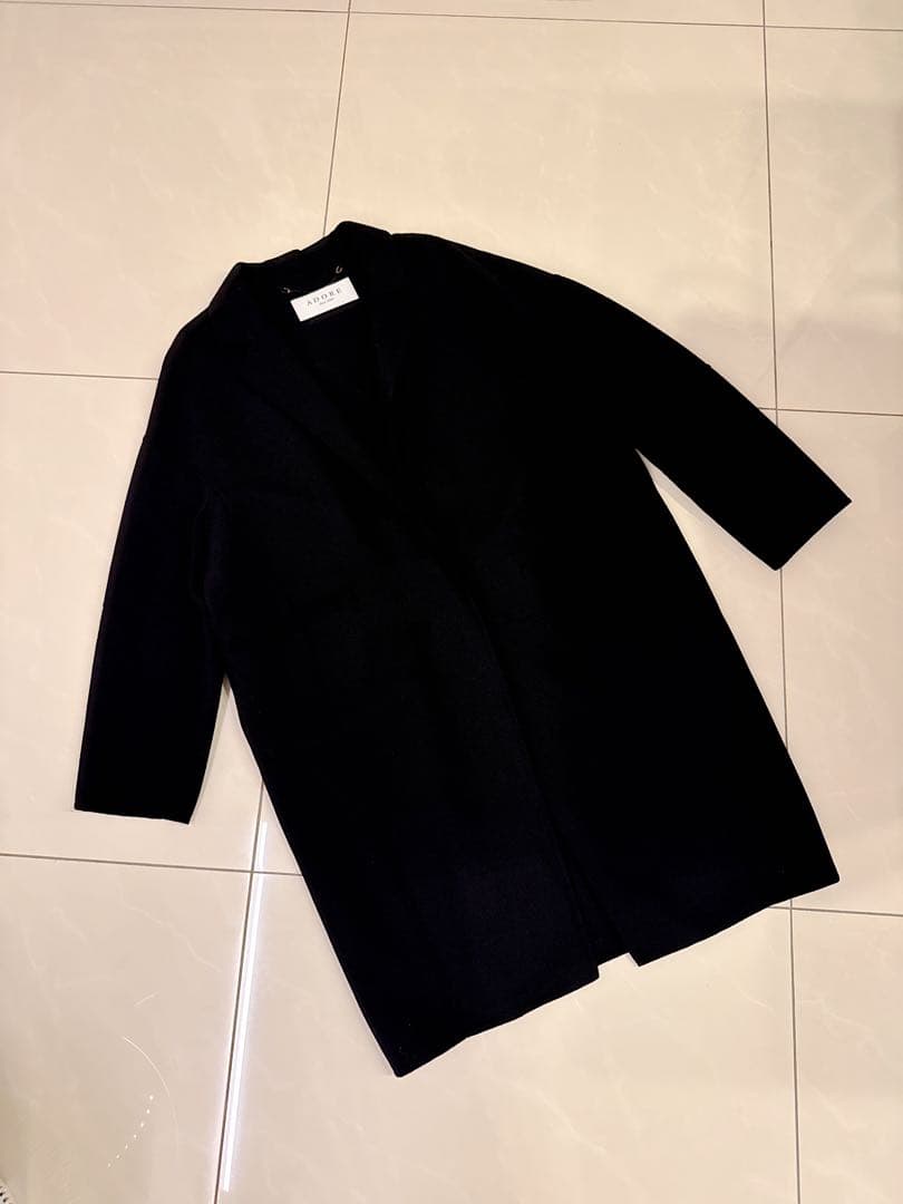 最安値お値下げしました！ADORE ブラック チェスターコート