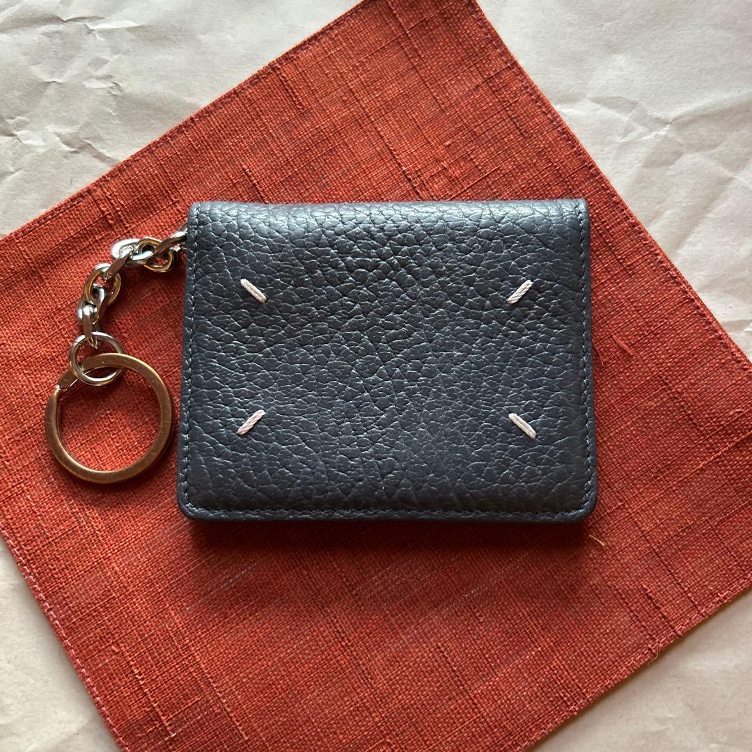Maison Margiela レザーキーリング付カードケース