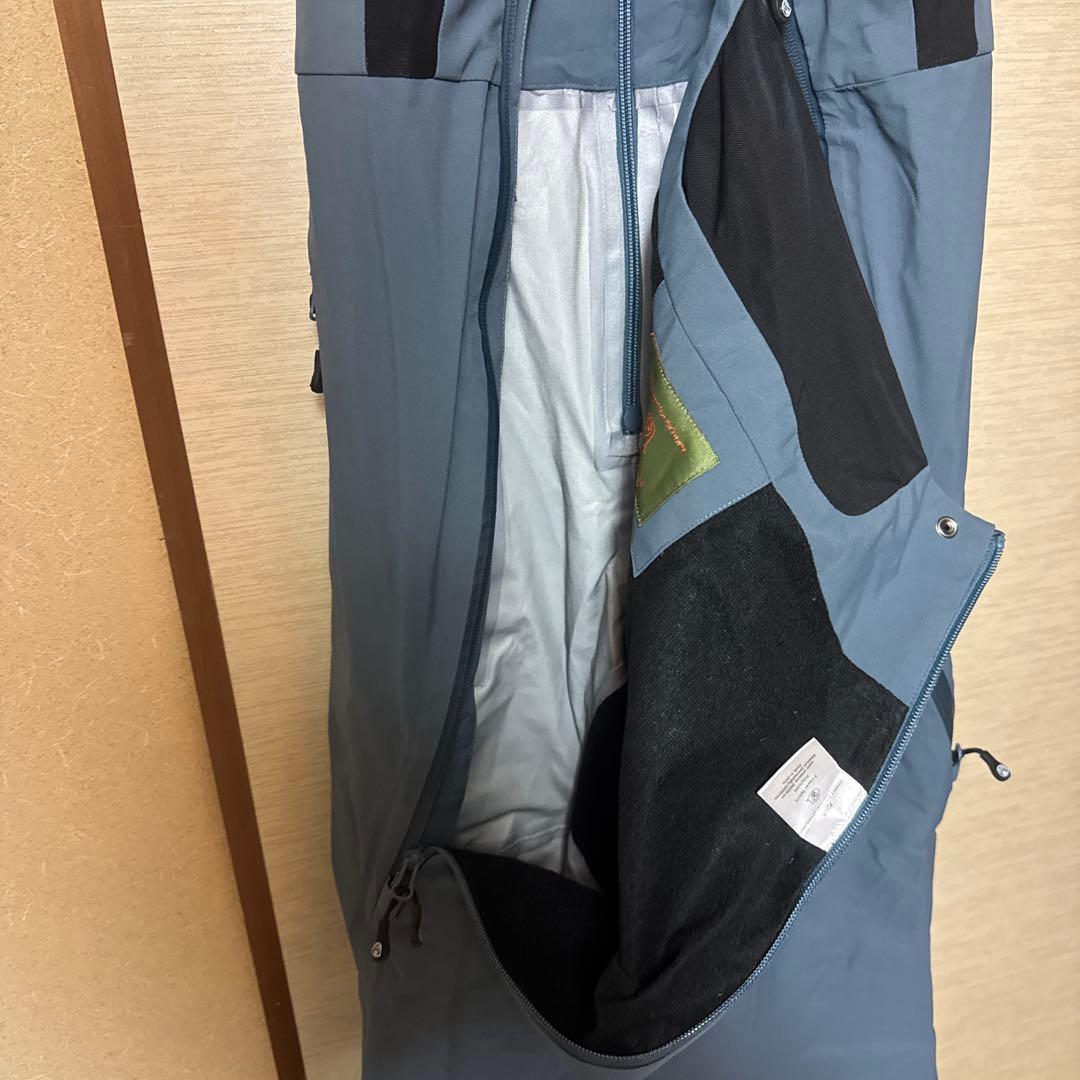 unfudge gentle bib pants L ブルーグレー 23-24