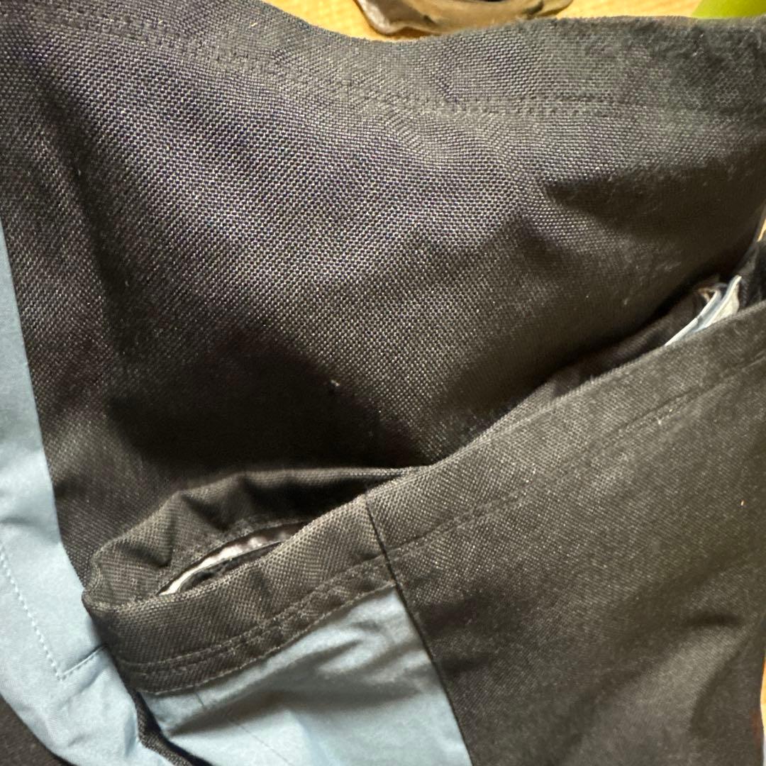 unfudge gentle bib pants L ブルーグレー 23-24