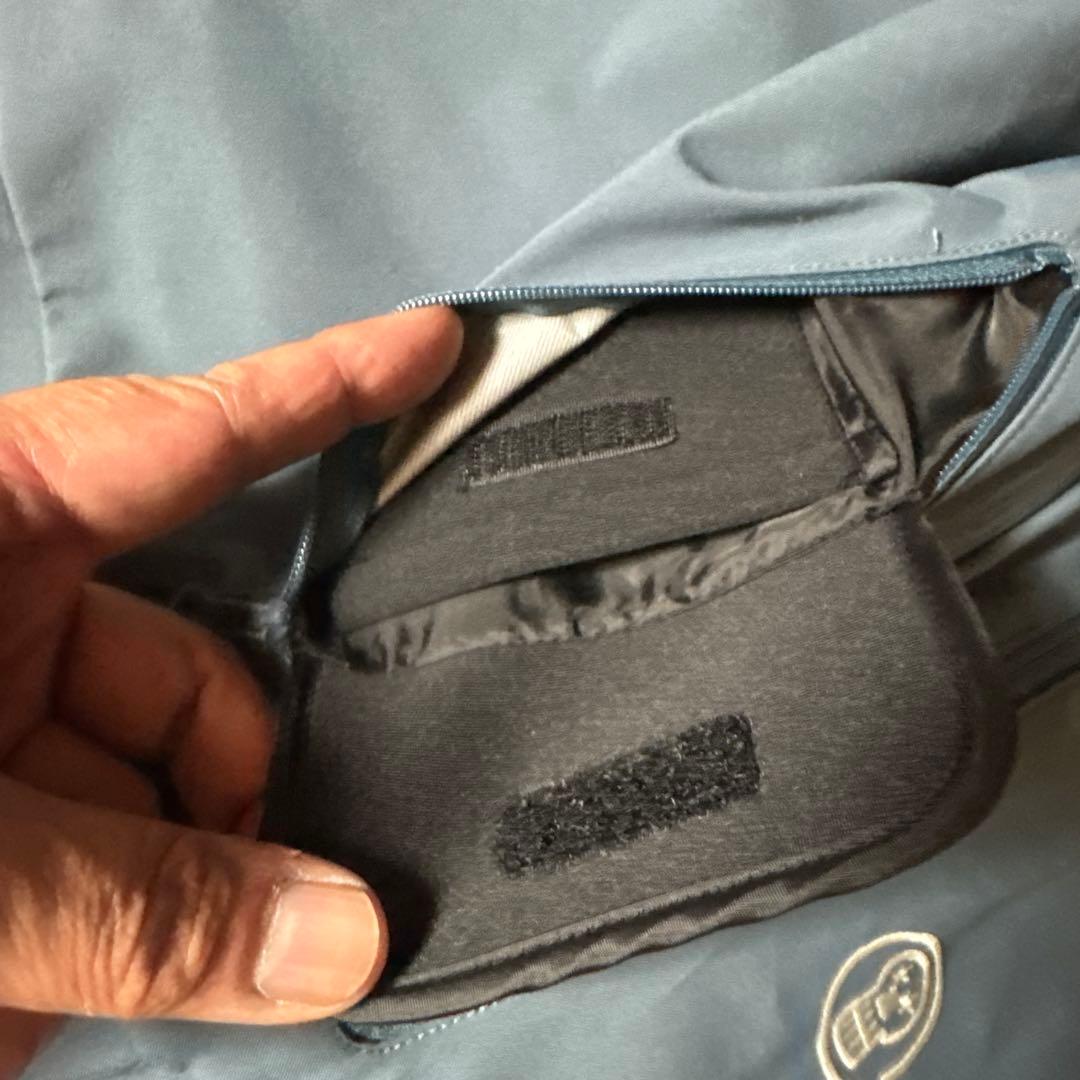 unfudge gentle bib pants L ブルーグレー 23-24