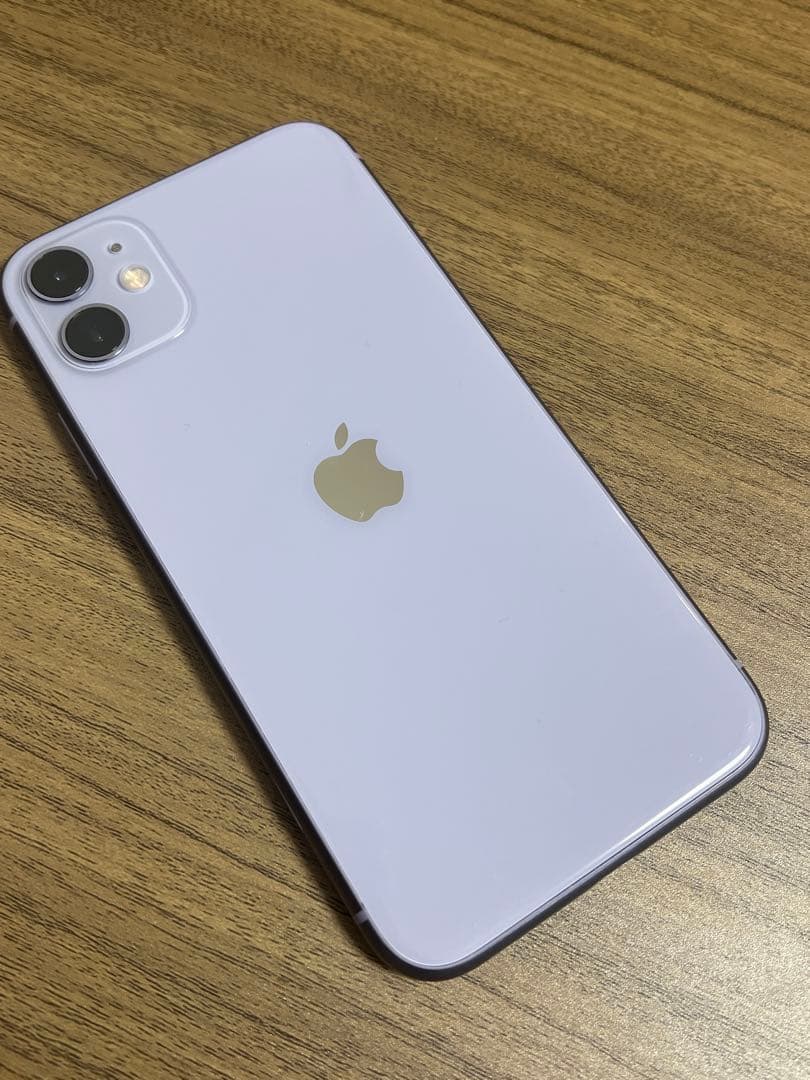 中古　iPhone 11 128GB パープル バッテリー73%