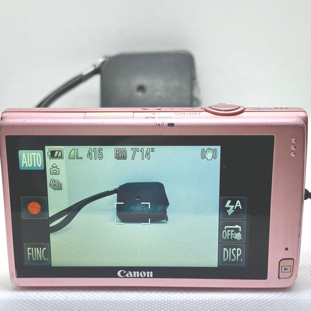 【動作品】Canon IXY 420F コンパクトデジタルカメラ　ピンク