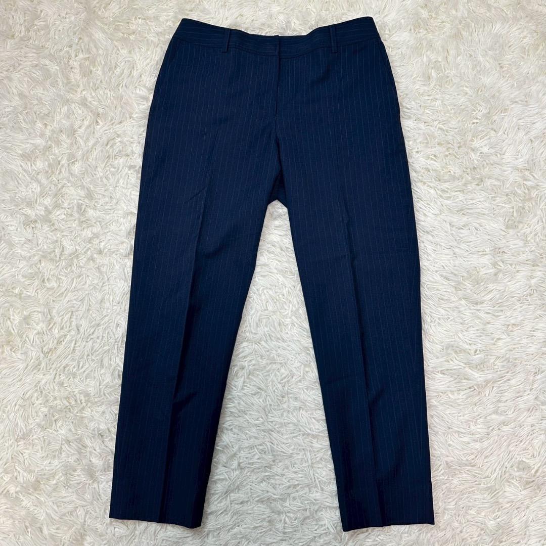 オリヒカ RHYME 洗える ノーカラー 3ピーススーツ Lサイズ ネイビー