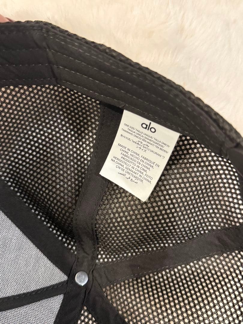 正規品　Alo Yoga キャップ ブラウン　メッシュ