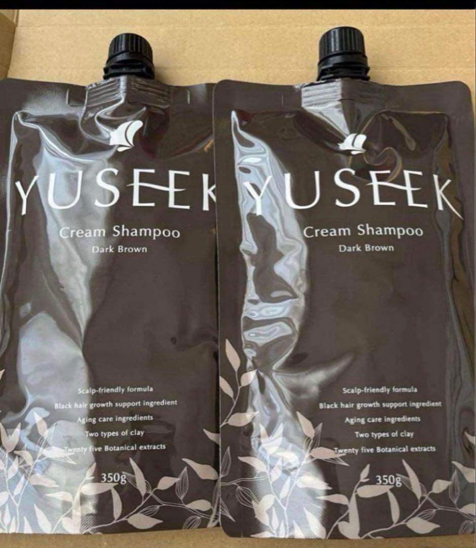 新品未開封】YUSEEK ユーシーク カラークリームシャンプー 350g2個