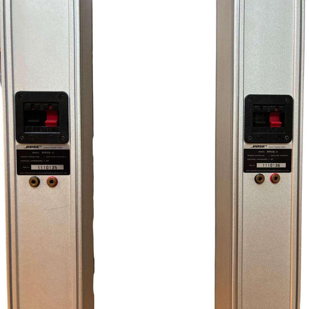 シリアル連番 BOSE 55WER-S トールスピーカー ペア