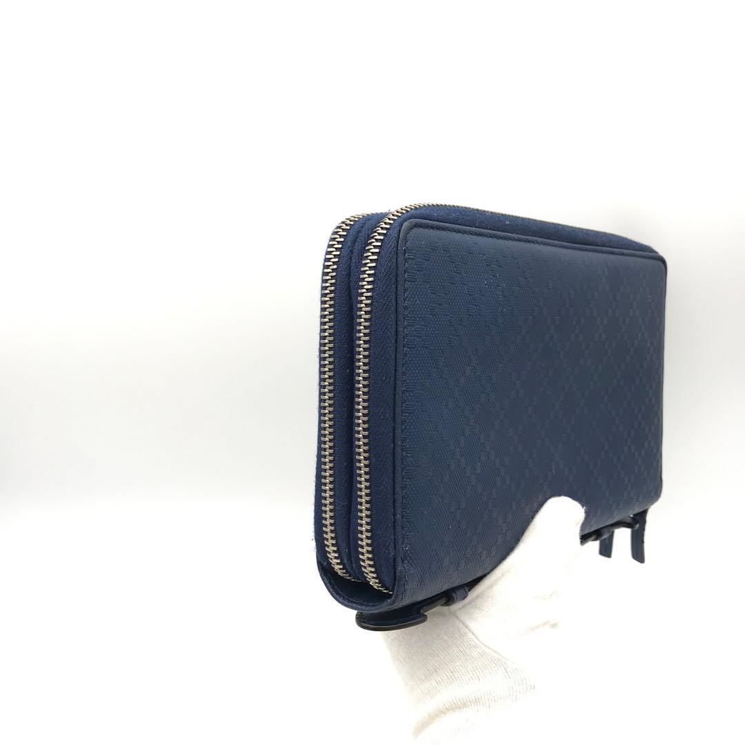 正規品　極美品　グッチ財布　グッチトラベルケース　グッチディアマン　グッチレザー