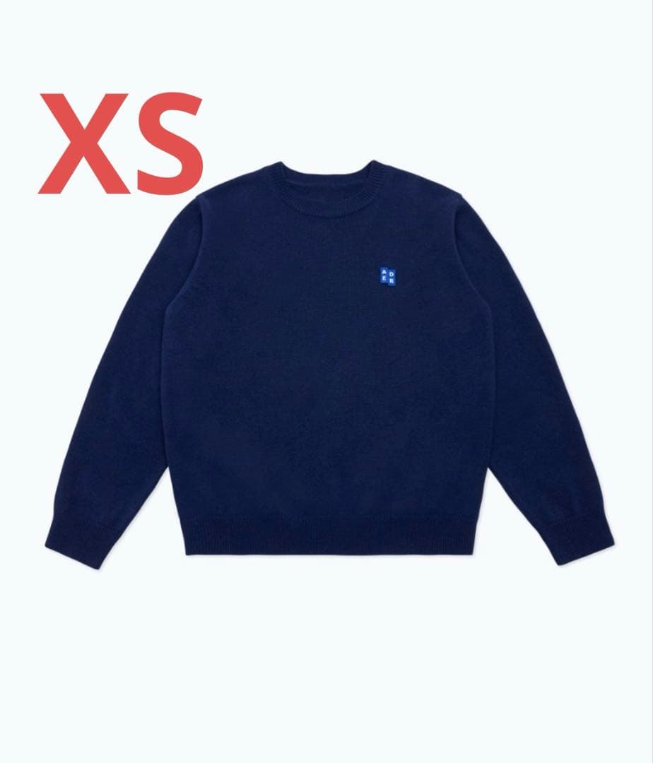 【美品/希少】Adererror アーダーエラー　ニット　セーター　ネイビー