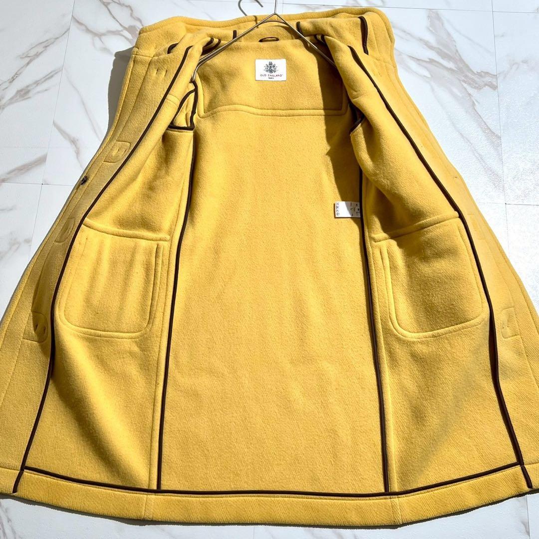 【希少】オールドイングランド ダッフルコート ヘリンボーン ロング丈 イエロー