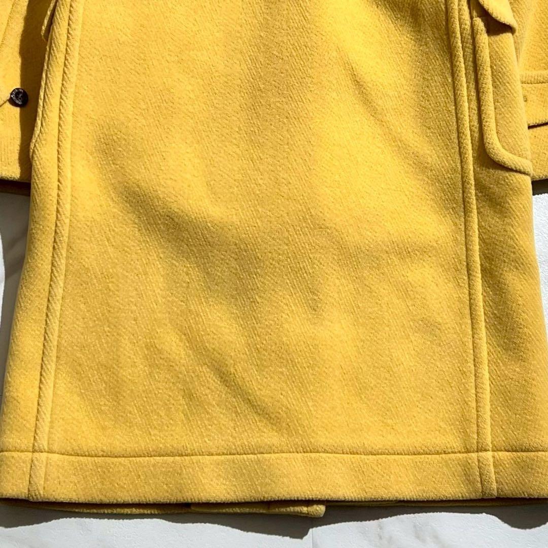 【希少】オールドイングランド ダッフルコート ヘリンボーン ロング丈 イエロー