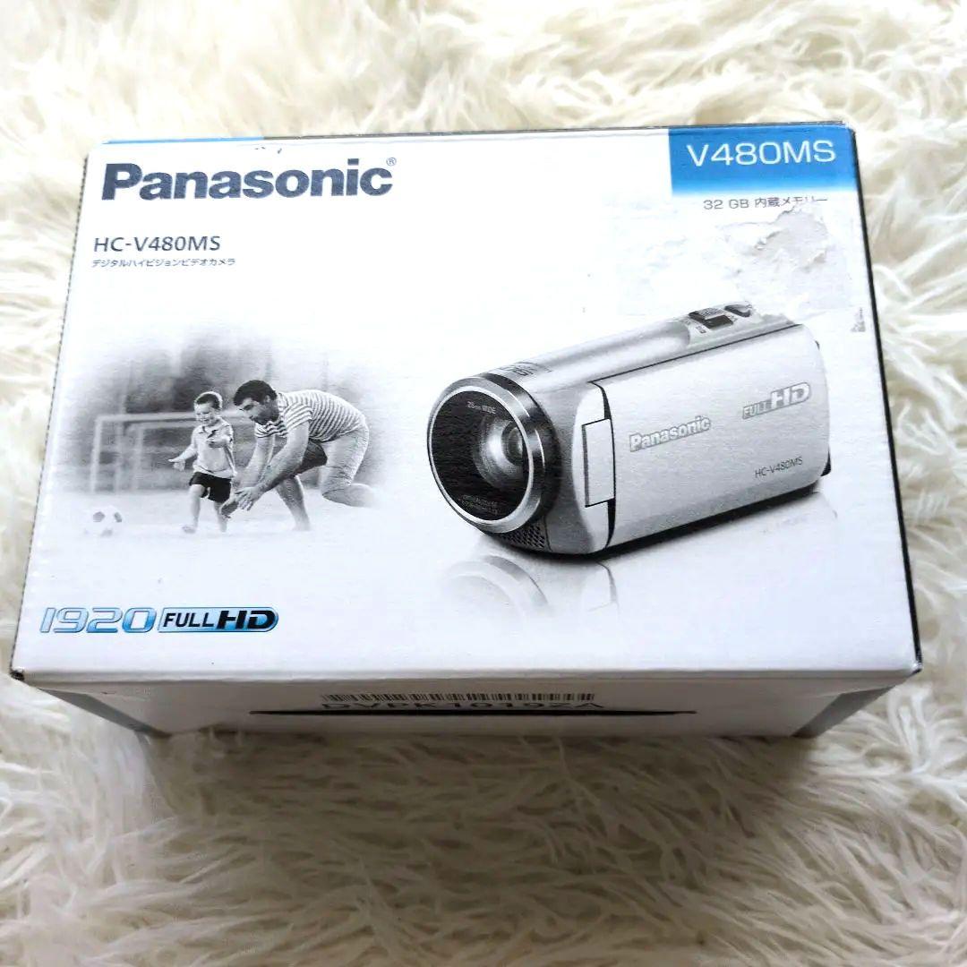 ✨美品✨【箱付き】パナソニック　Panasonic HC-V480MS　ホワイト