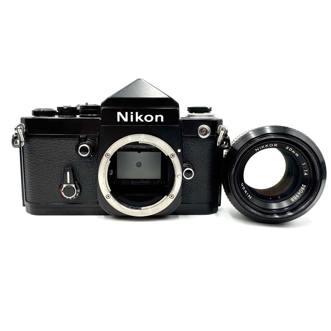 美品！NIKON F2 アイレベル ブラック 50mm F1.4 レンズ付き
