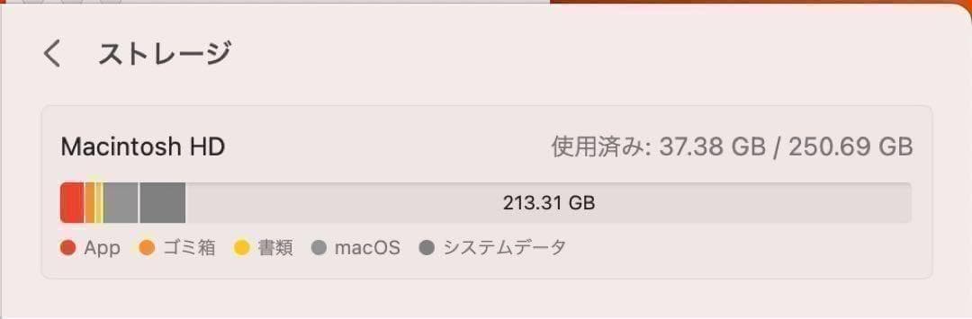 MacBookAir 13インチ 2020 Core i3 8G 256GB