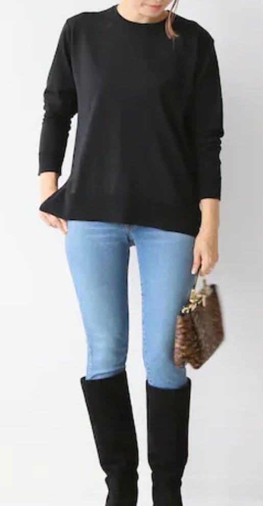 【Deuxieme Classe】人気のFF30クルーネックニット