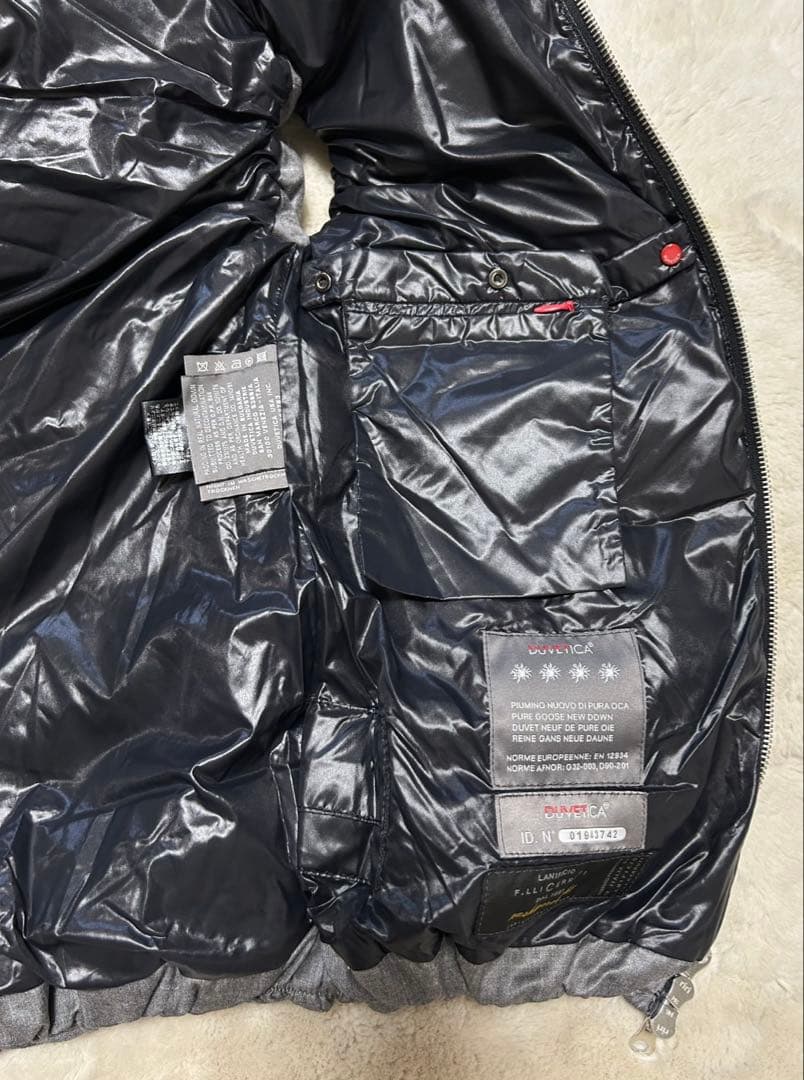 DUVETICA/デュベティカ/ダウンベスト/size40/ウール グレー