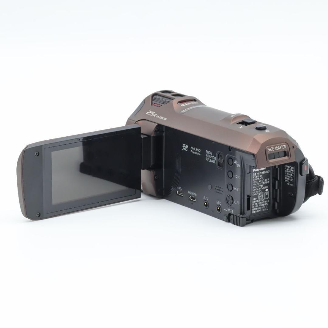 ほぼ新品 パナソニック HC-VX992MS 4Kビデオカメラ カカオブラウン