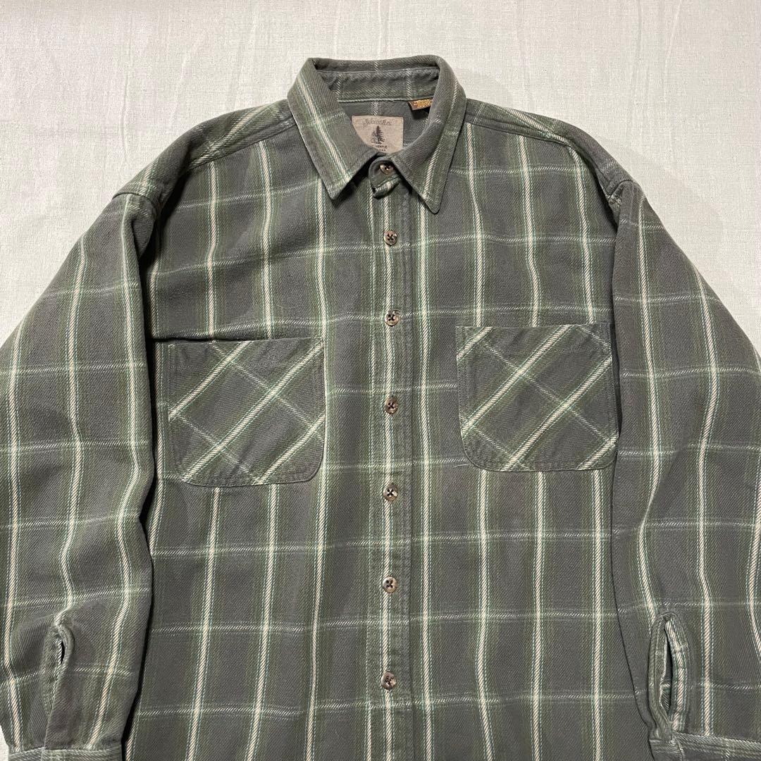 好配色 90s セントジョンズベイ ST.JOHN'S BAY ネルシャツ