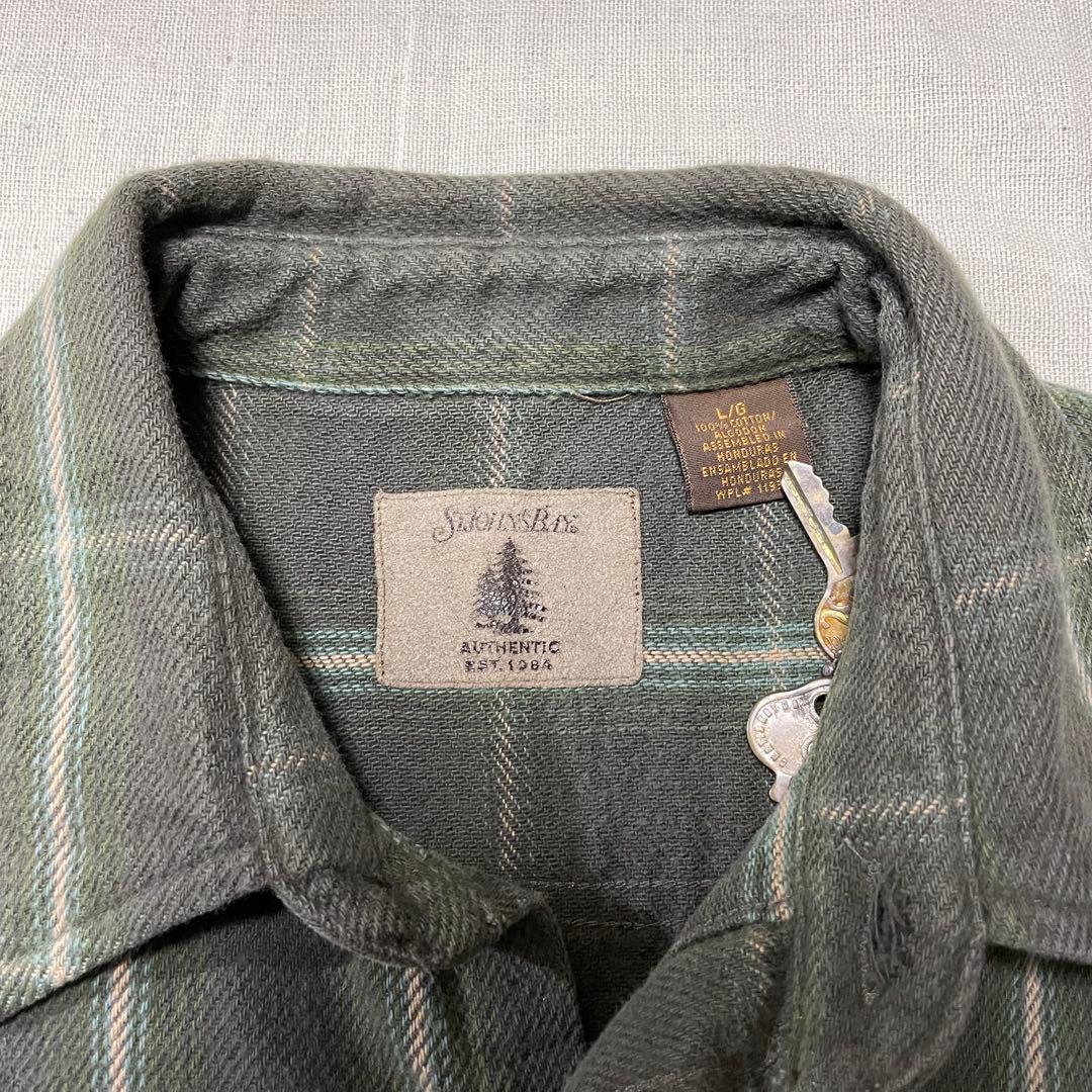 好配色 90s セントジョンズベイ ST.JOHN'S BAY ネルシャツ