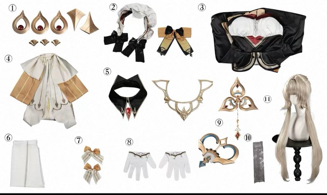 原神　サンドローネ　コスプレ衣装+ウィッグ　木偶 Genshin