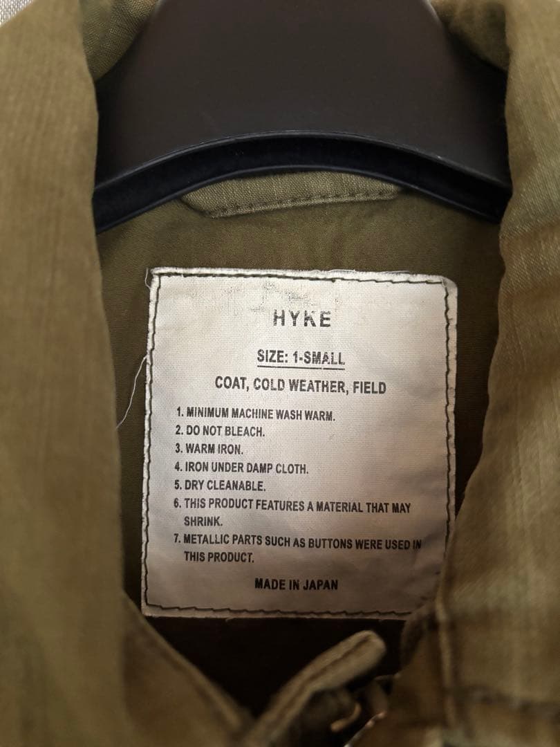 HYKE ≪GENDERLESS≫TYPE M-51 FIELD JACKET