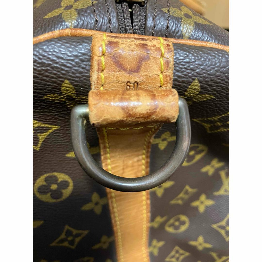 訳有 ルイヴィトン モノグラムキーポル60バンドリエールM41412