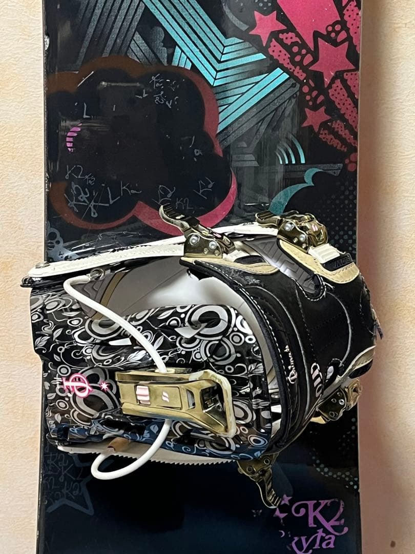 【メンテ済み】スノボ２点セット k2 skyla 143 FLOW ビンディング