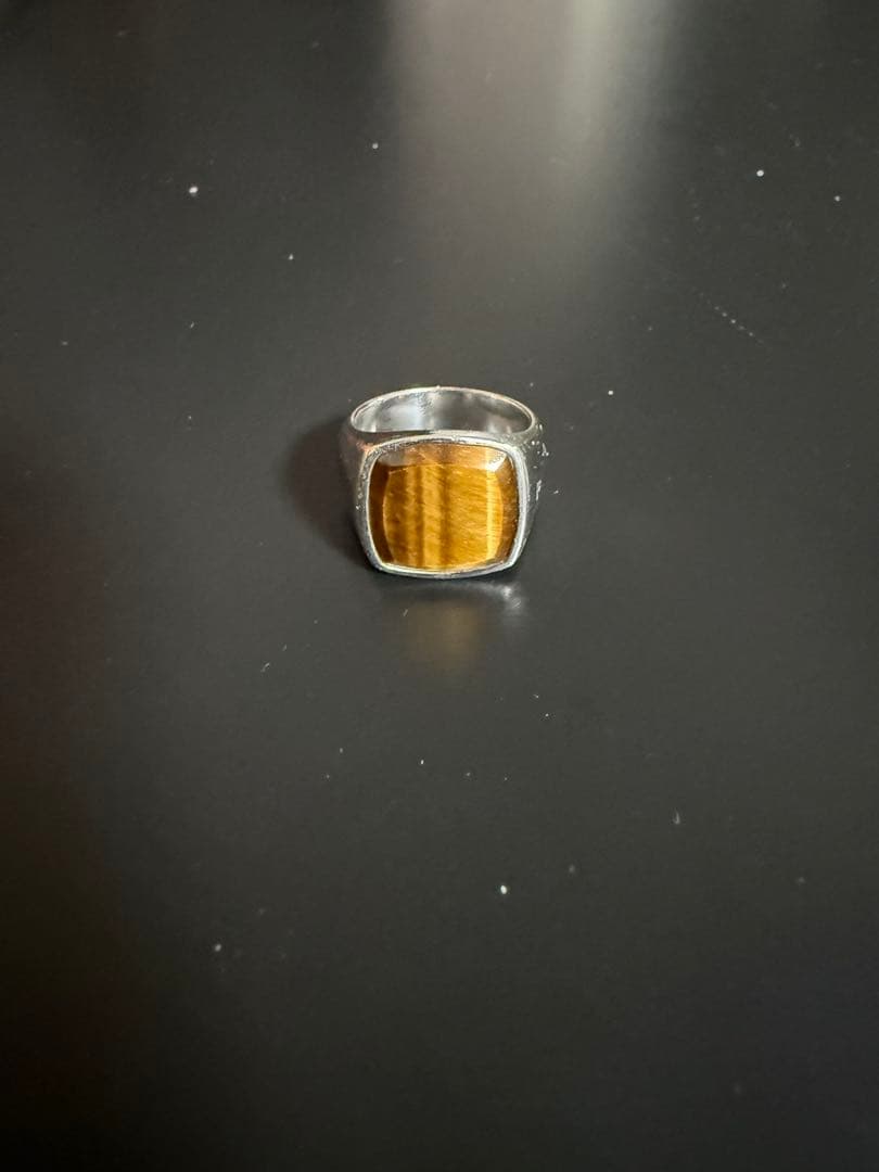 Tom Woodトムウッド タイガーアイ リング シルバー925 EU50