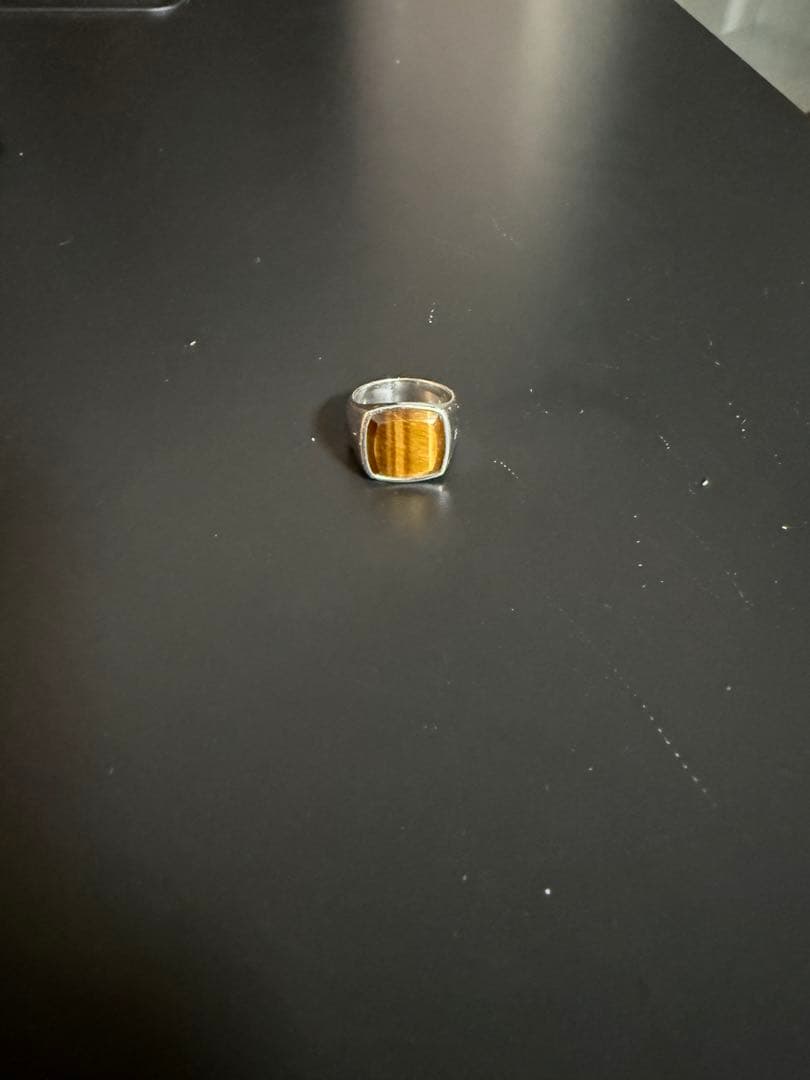 Tom Woodトムウッド タイガーアイ リング シルバー925 EU50