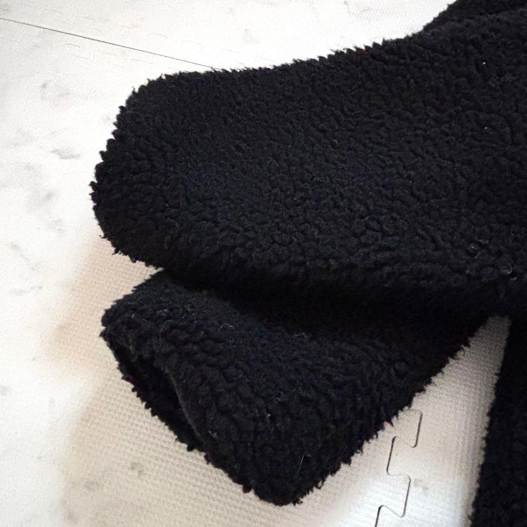 美品✨TAION タイオン ダウンコート リバーシブル ボア ブラック S