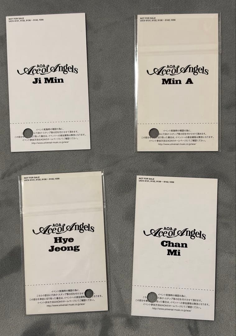 AOA - 4枚トレカセットAce of Angels ❗️‼️