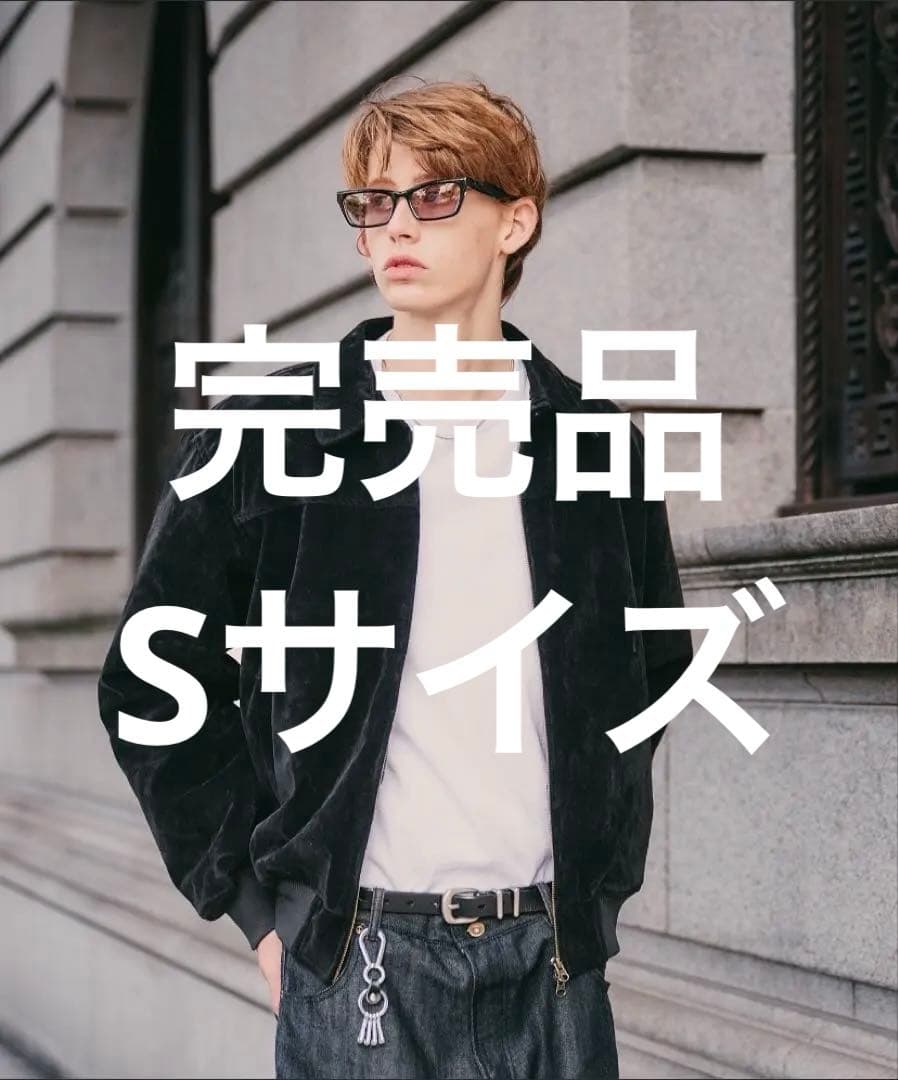 【Regen Glanz】シンセティックスエードブルゾンブラックSサイズ