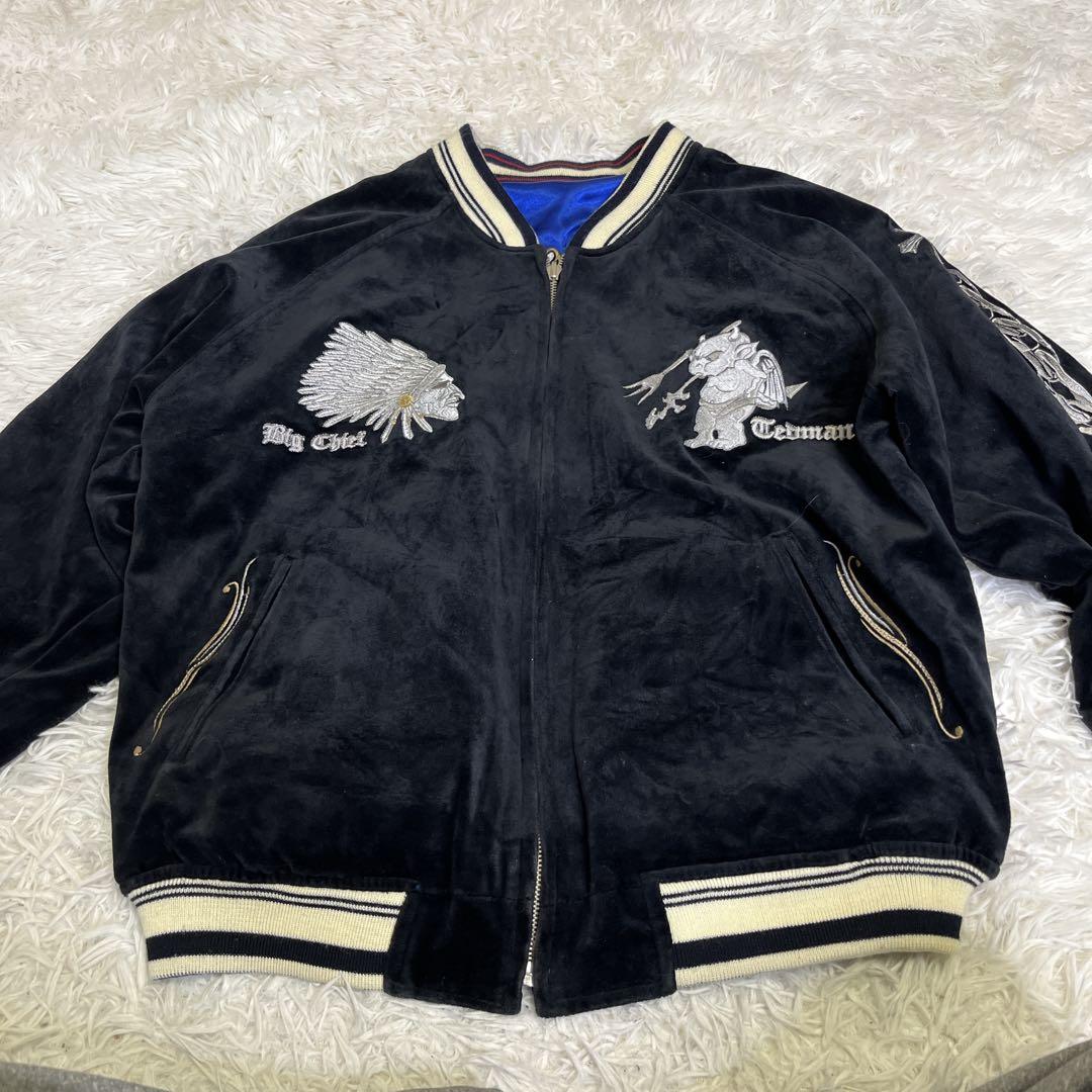 【希少レア】TED COMPANY　スカジャン　リバーシブル　ドクロ　デビル